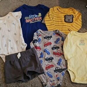 Baby Bodysuit and Shorts Set 3M